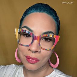 Nereyda Multicolor Cat eye Glasses11