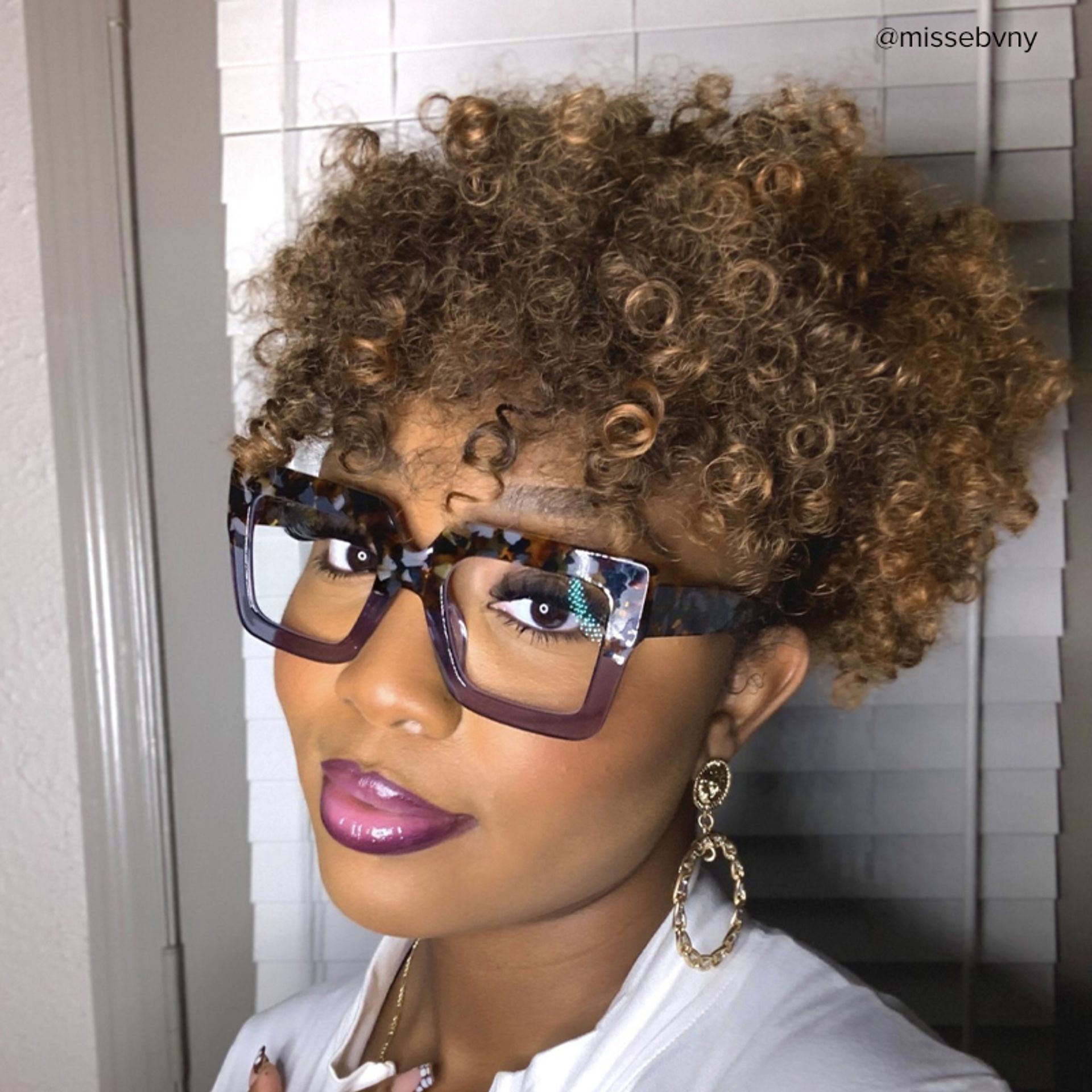 Brandon Square Gray Glasses with Two-Tone Frames10