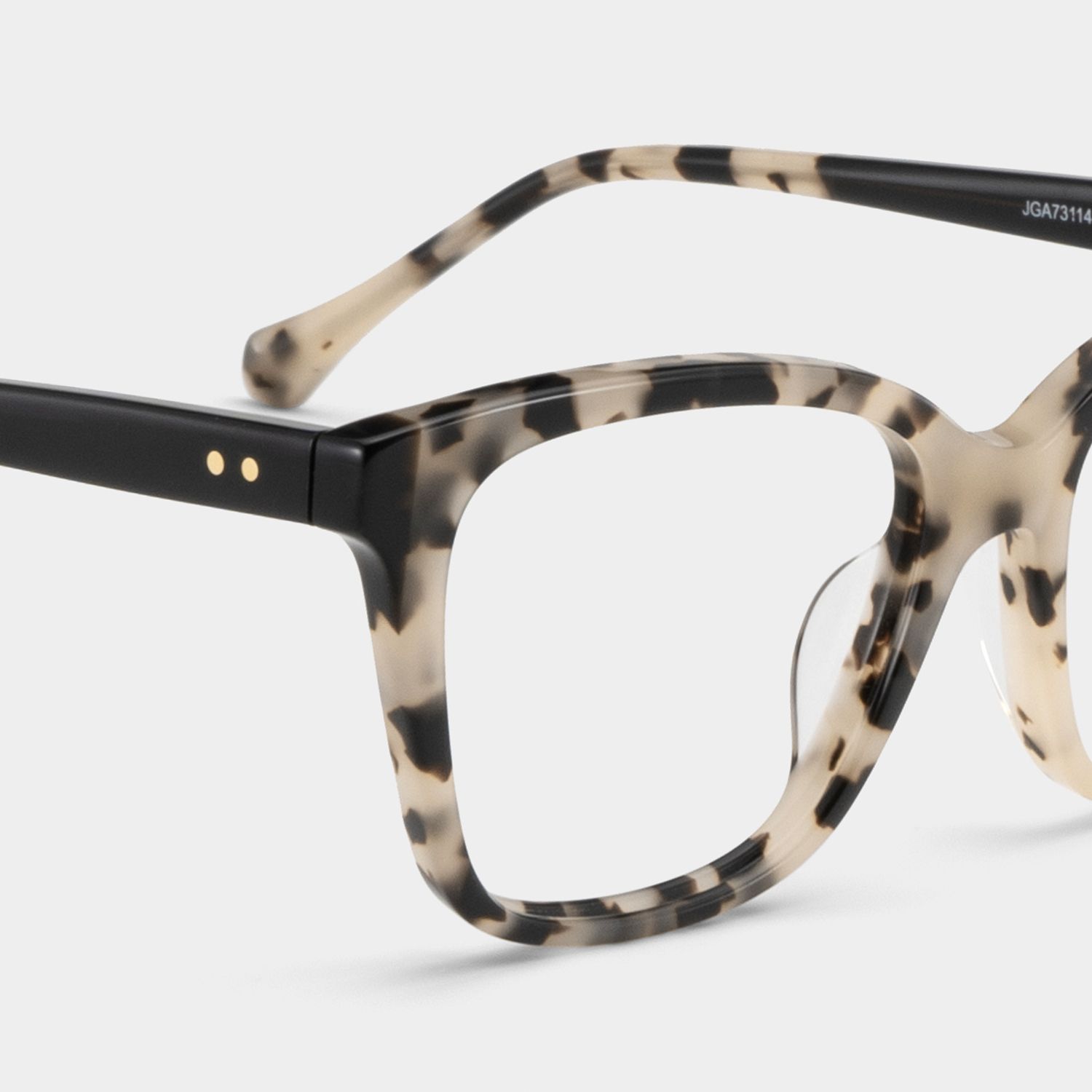 Lena Square Tortoise Frame Eyeglasses for Woman| ZEELOOL UK5