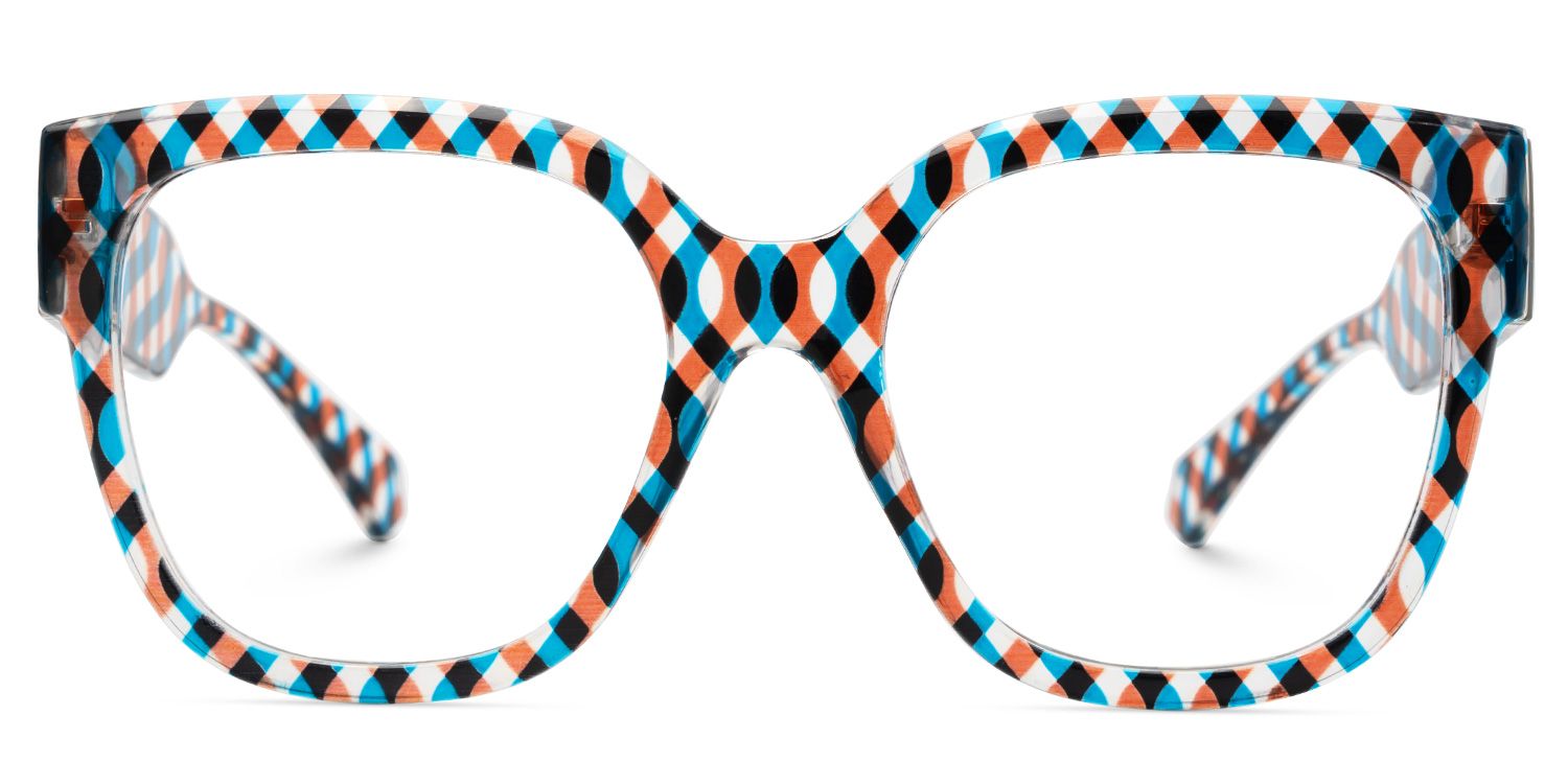 Reineke Multicolor Square Designer Eyeglasses0