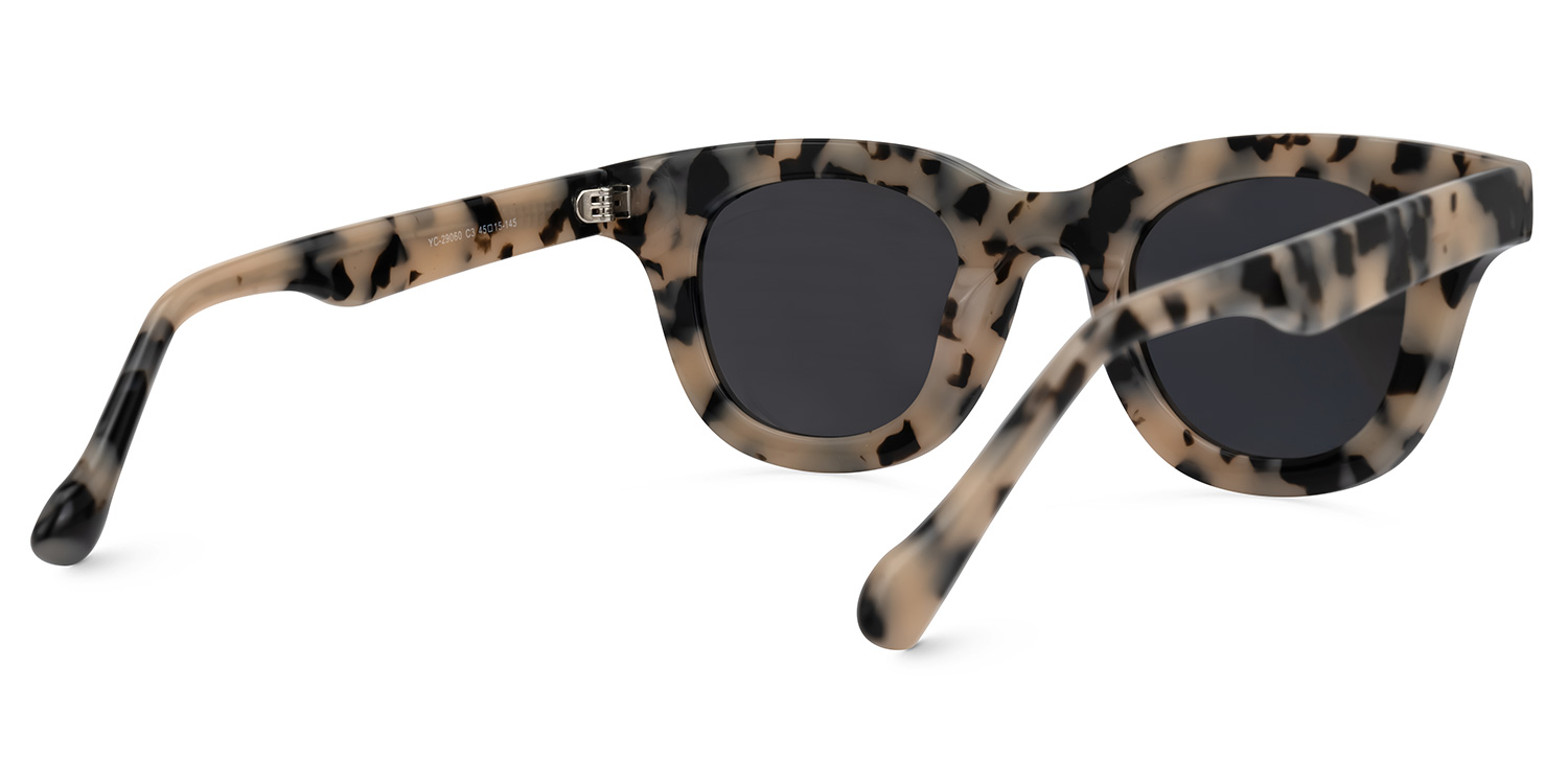 Tyroshia Round Tortoise Sunglasses3