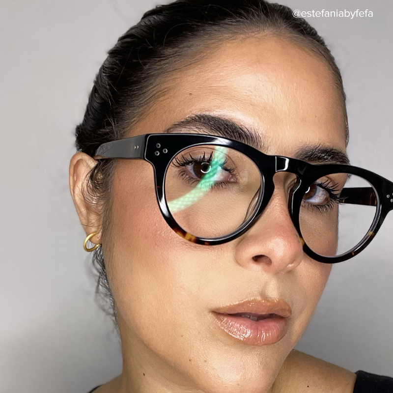 Malloy Round Black and Tortoise Glasses7