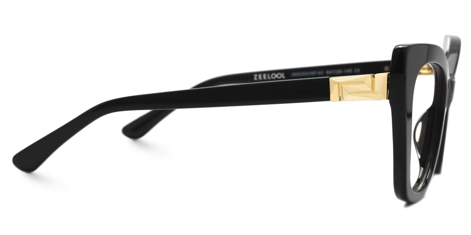 Black Full rim Cateye Eyeglasses -Vela on Sale | ZEELOOL UK2