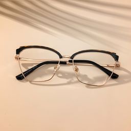 Phoebe Browline Tortoise Glasses0