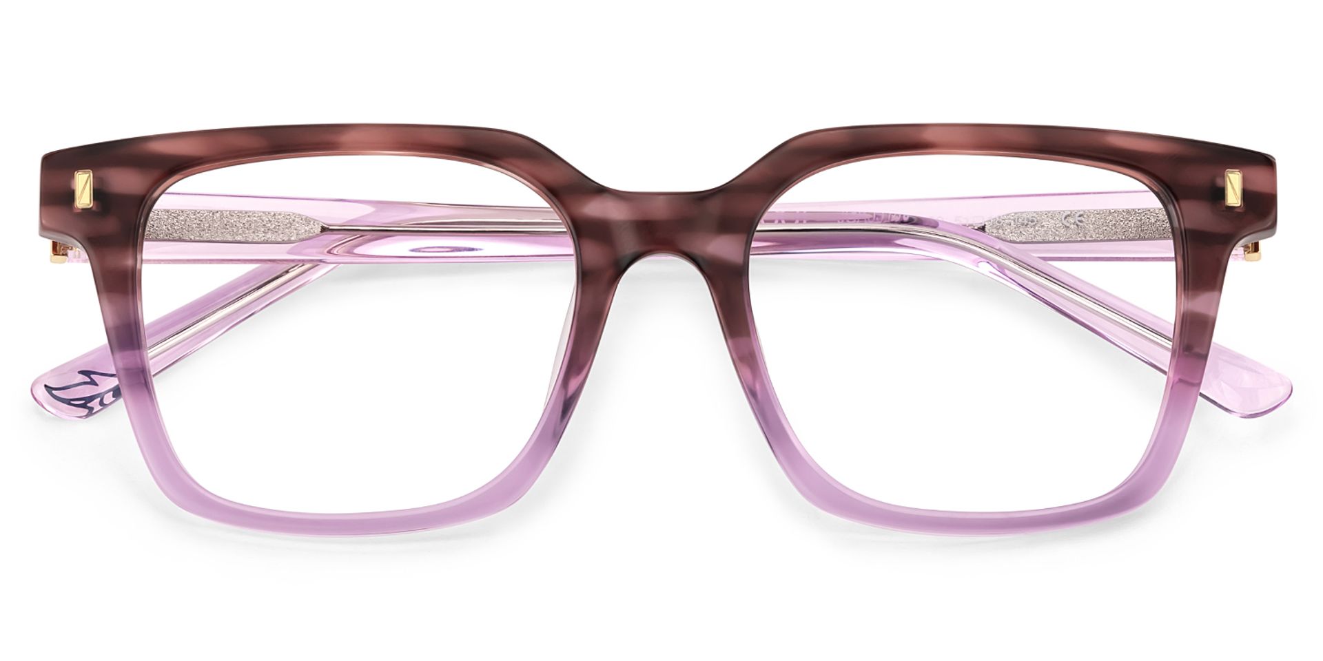 Pagel Purple Thin Frame Eyeglasses | ZEELOOL UK2