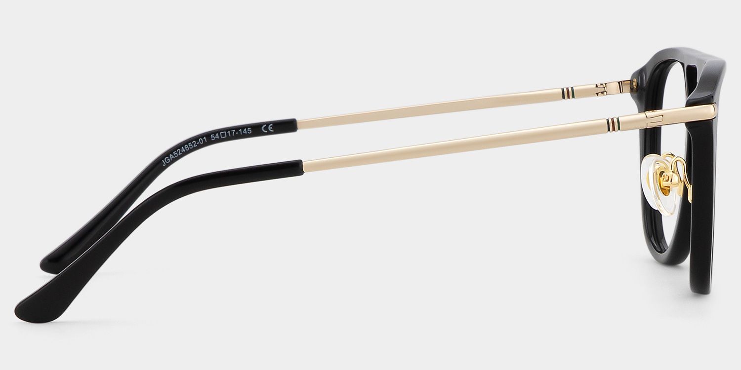 Isabelle Black Aviator glasses | Varsity Athleisure Stripe3