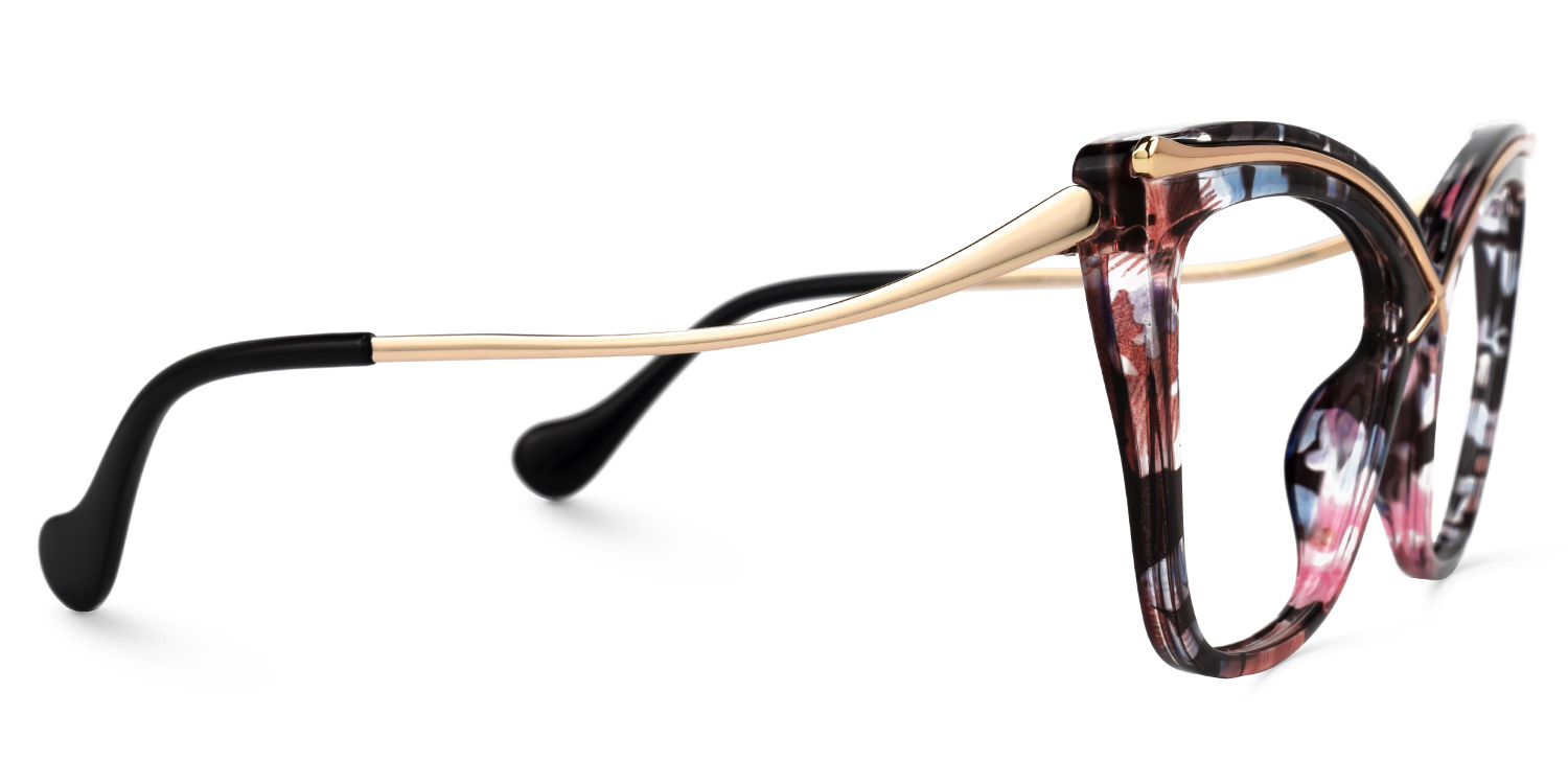 Winston Butterfly Floral Glasses2
