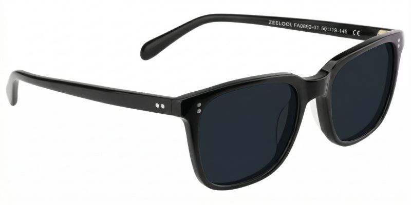 Lamont Rectangle Black Eyeglasses and Glasses Frames3