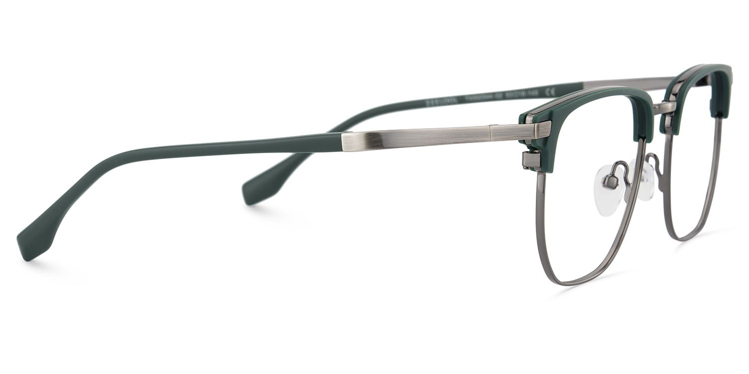 Zaira Browline Dark-Green Glasses | ZEELOOL UK3