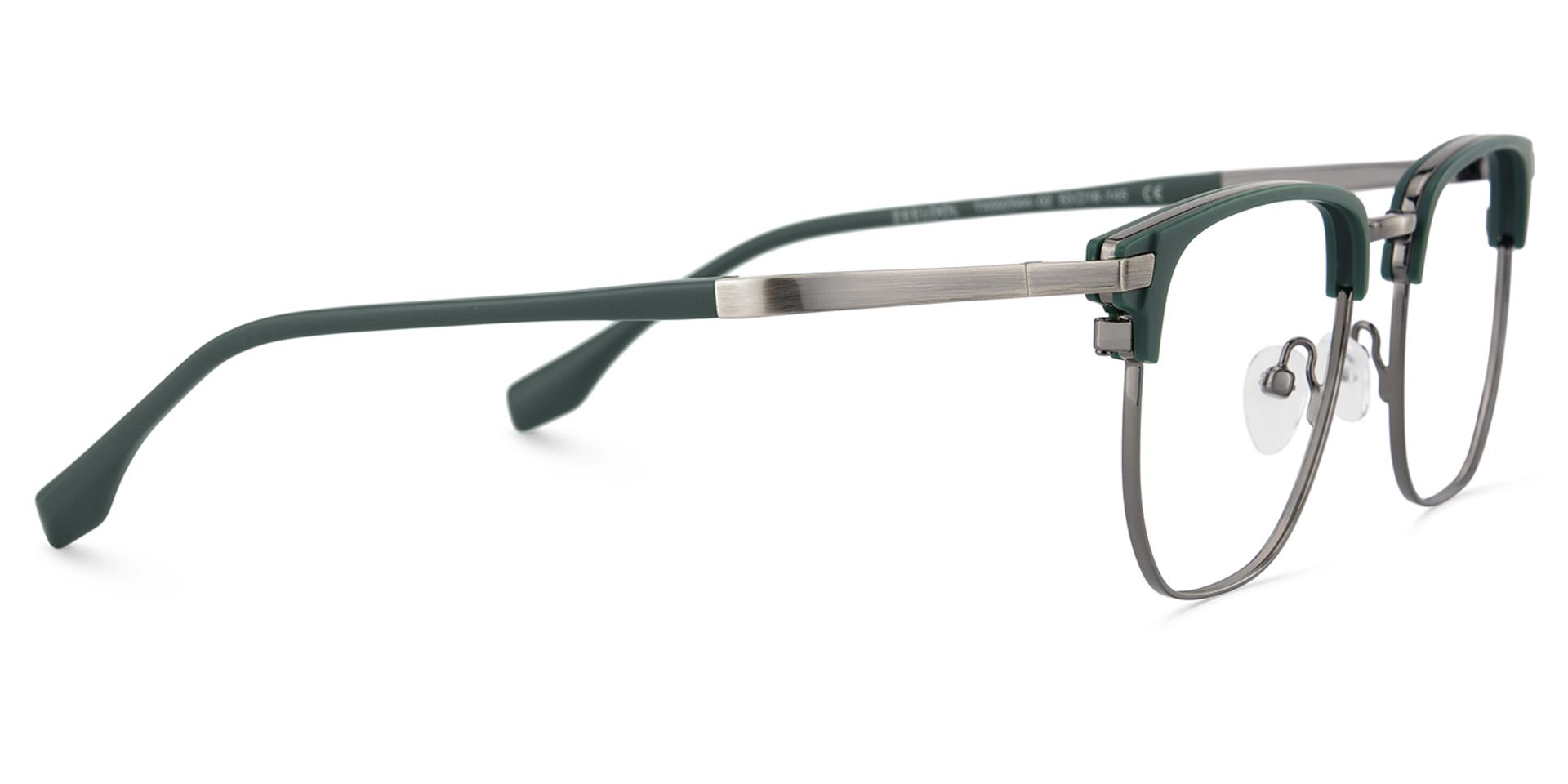 Zaira Browline Dark-Green Glasses | ZEELOOL UK3