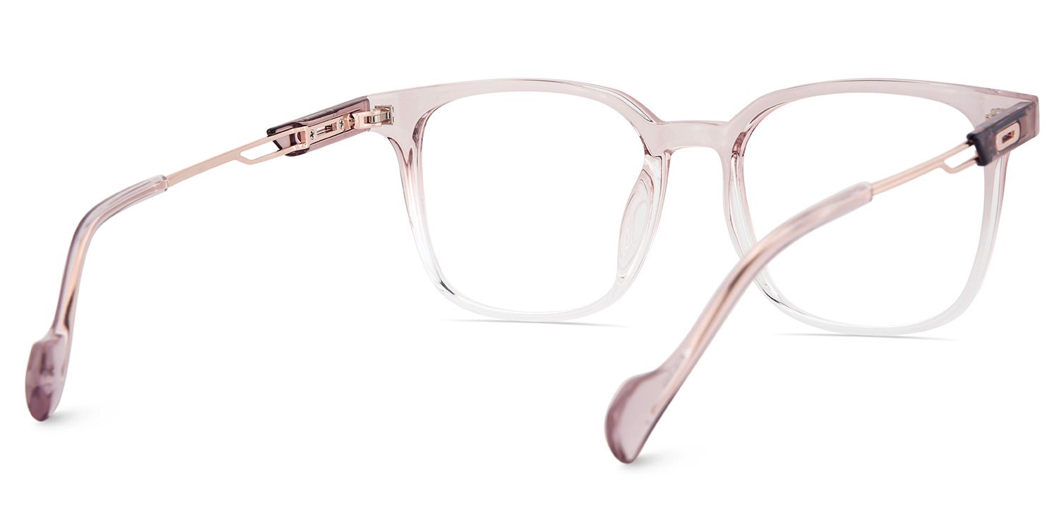 Chloe Pink Square Prescription Glasses | ZEELOOL UK5