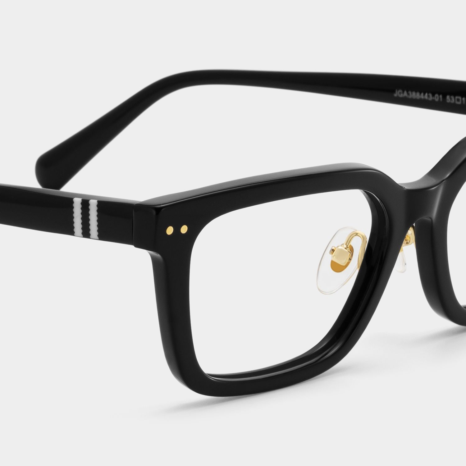 Remy Black Rectangle Glasses | Screen‑Ready Athleisure7