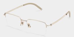 Carson Rectangle Light Gold Glasses2
