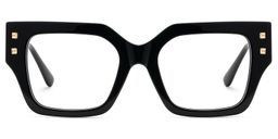 Spaller Square Black Glasses0