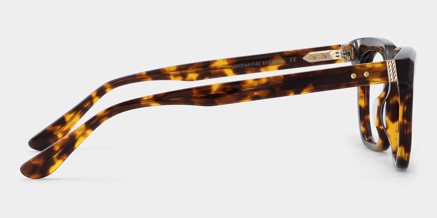 Michael Square Tortoise Shell Glasses Frames for Men | ZEELOOL4