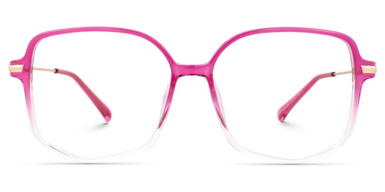Payton Geometric Bright-Pink Glasses