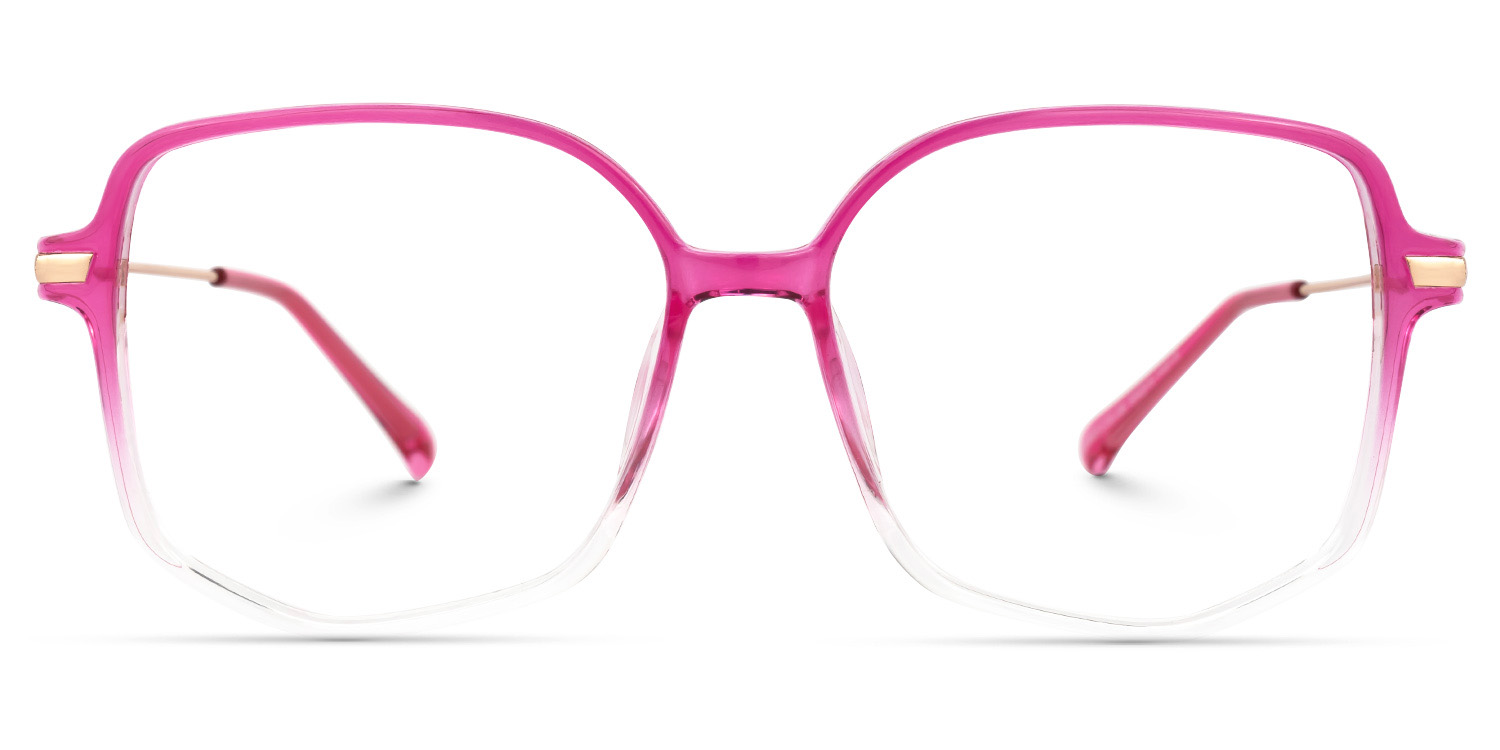 Payton Geometric Bright-Pink Glasses