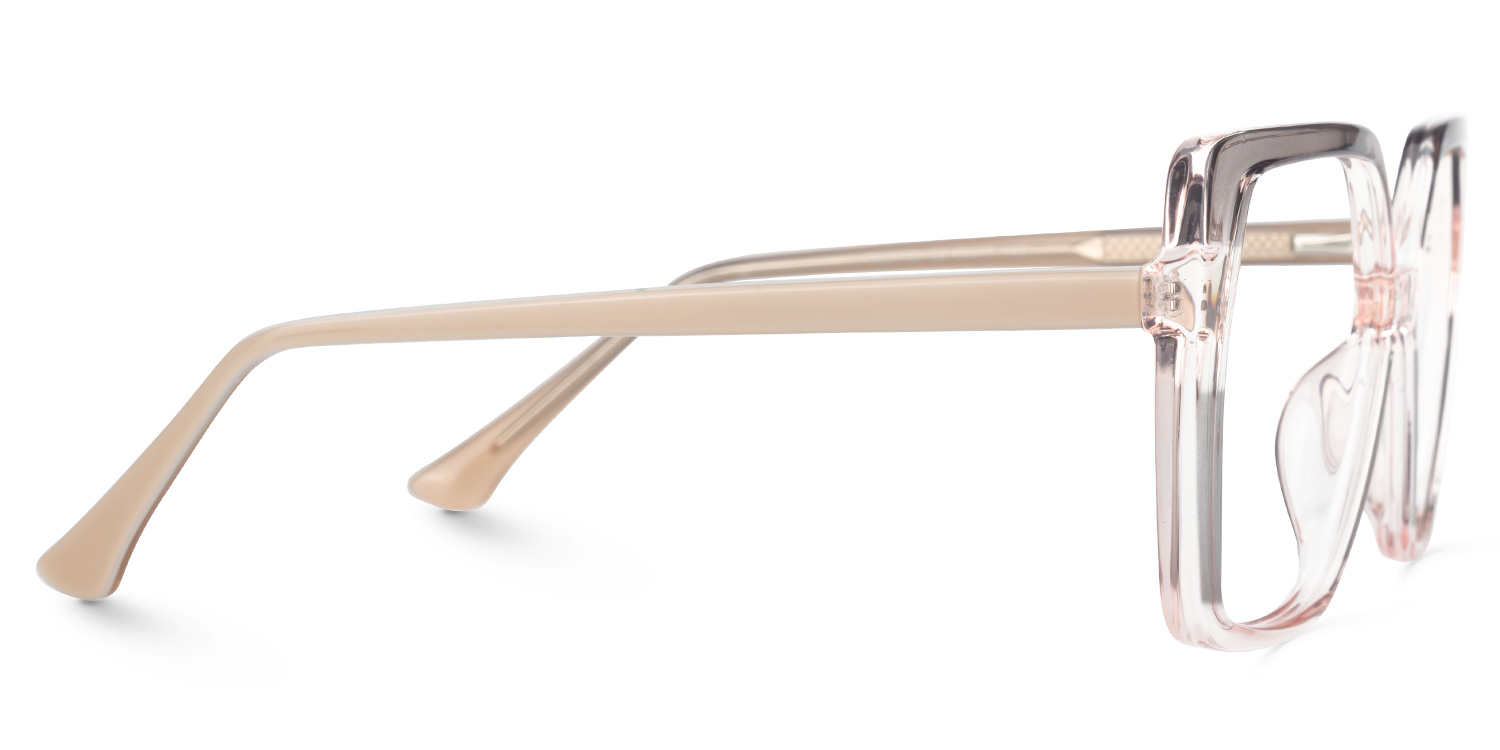 Square Jeneive Gray Glasses deals -Zeelool Glasses2