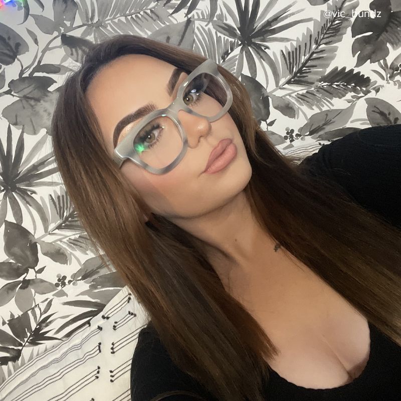 Crunch Square Gray Glasses | ZEELOOL UK7