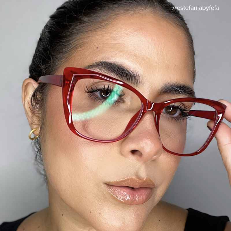 Farris Cat eye Red Glasses12