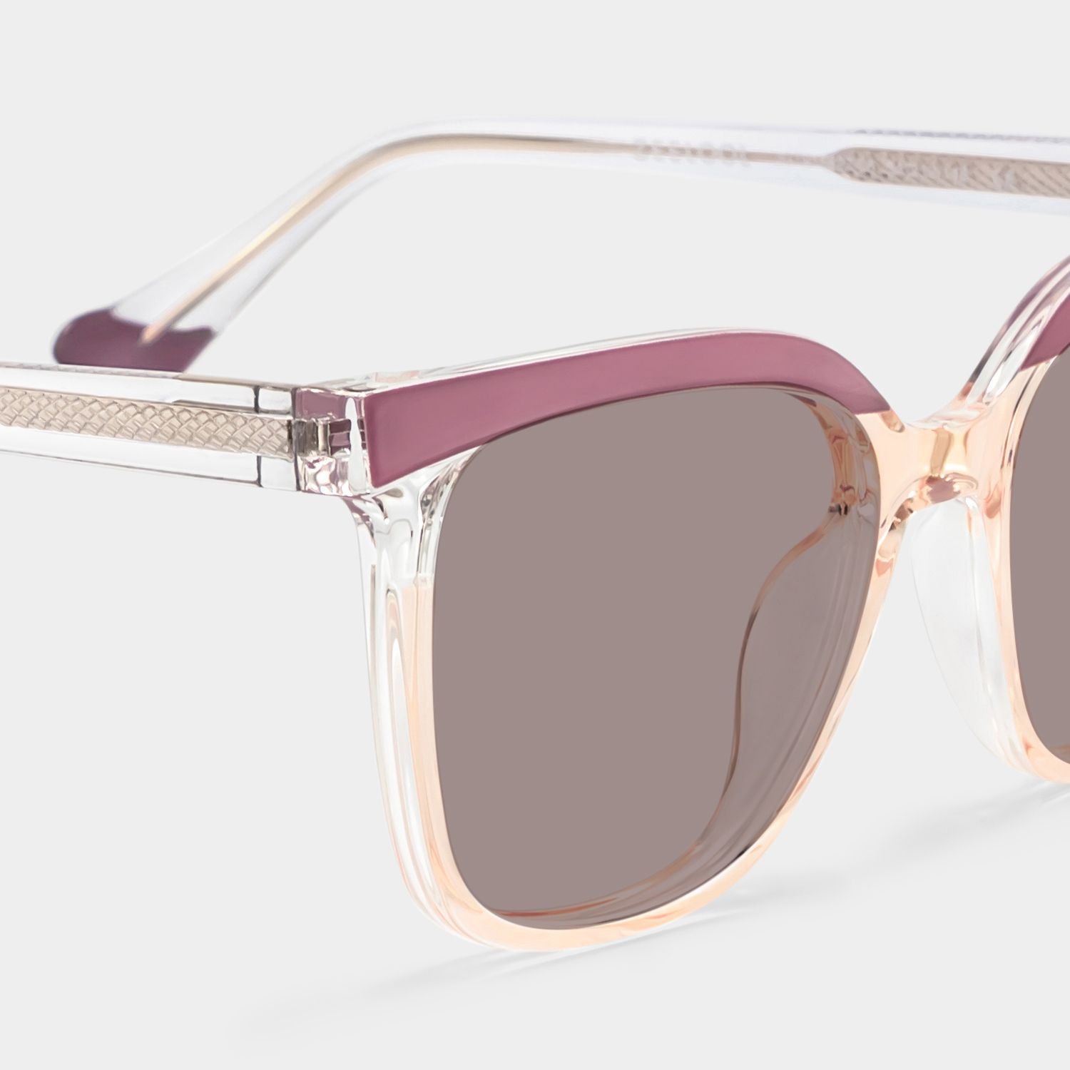 Square Tawana Purple Glasses deals -Zeelool Glasses4