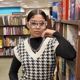 Dax Square cow print Glasses8