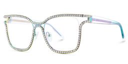 Shine Square Iridescent Glasses4