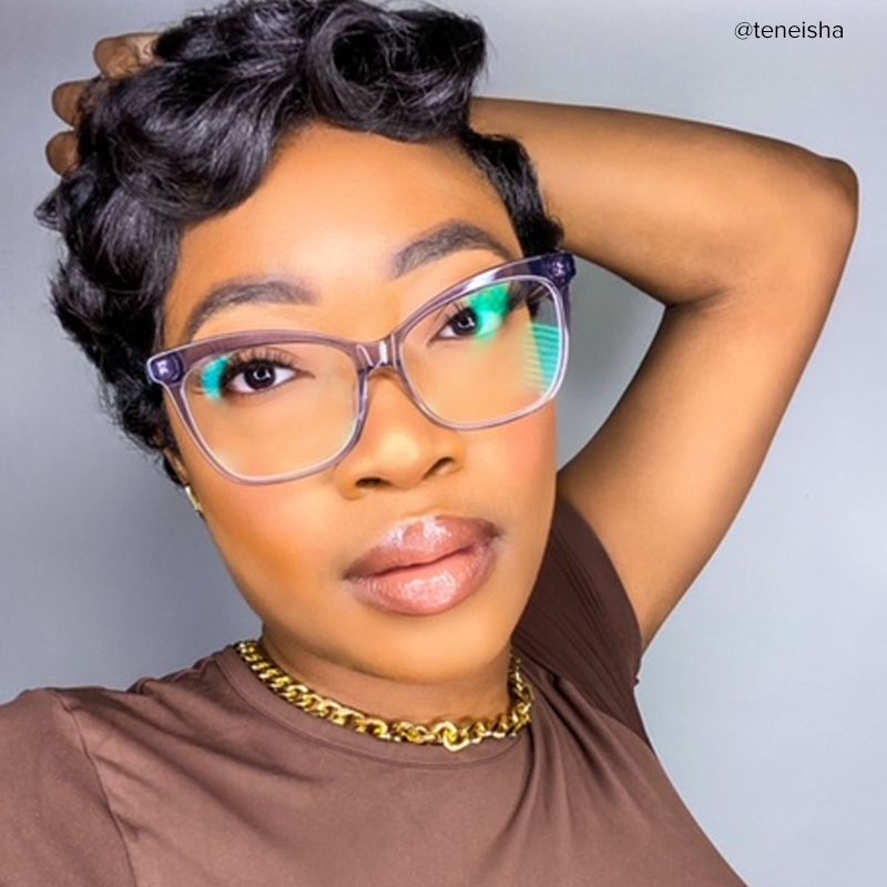 Alfred Butterfly Gray Frame Glasses | ZEELOOL UK5