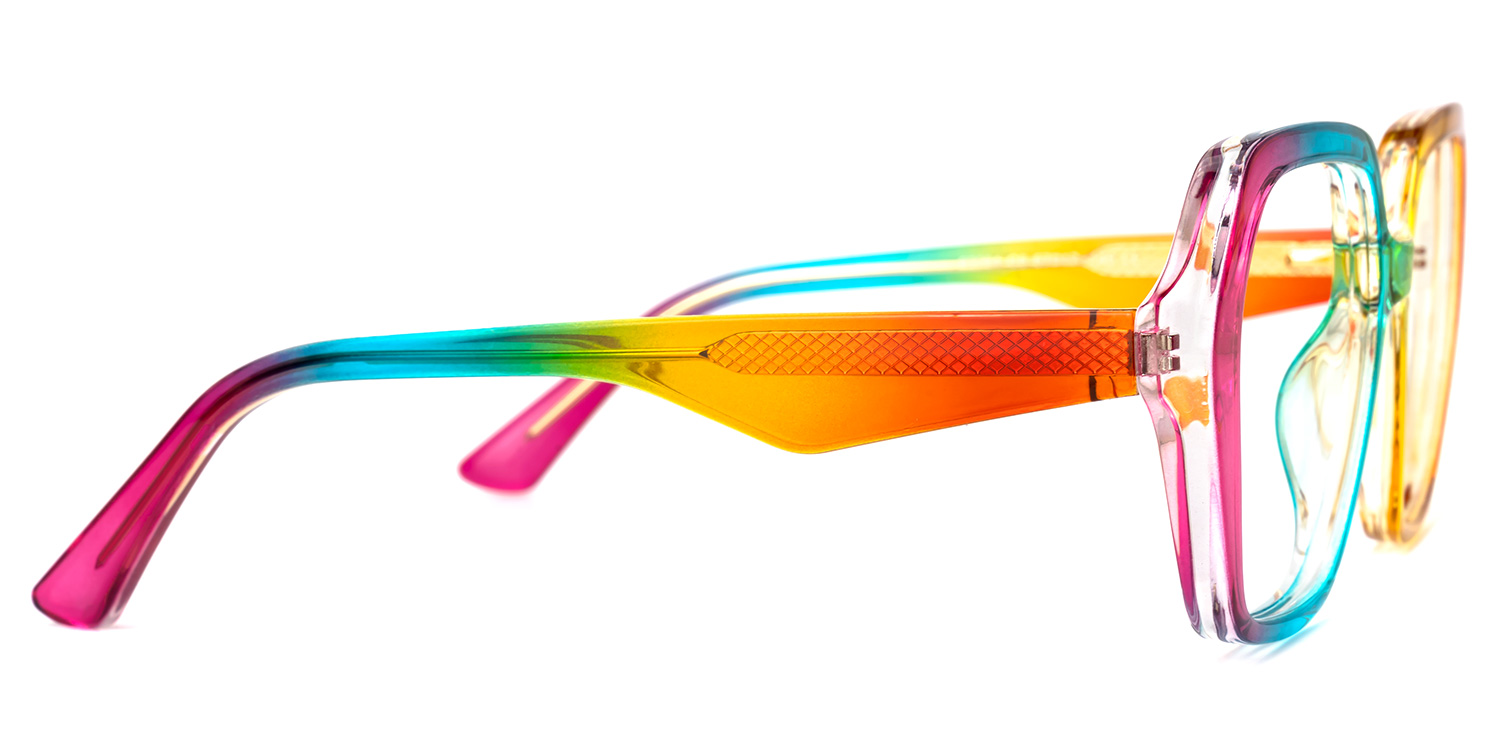Lebron Geometric Colorful Glasses3