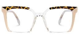 Misty Square Pink Glasses0