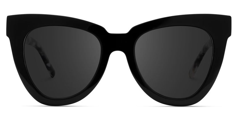 Yaser Cateye Black Sunglasses