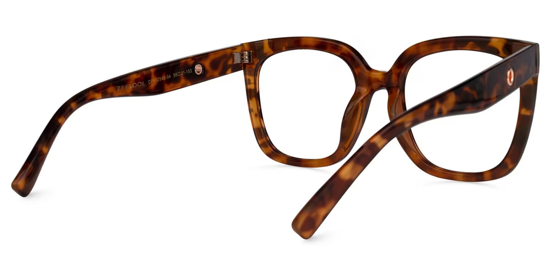 Ebony Tortoise Eyeglasses and Square Glasses Frames3