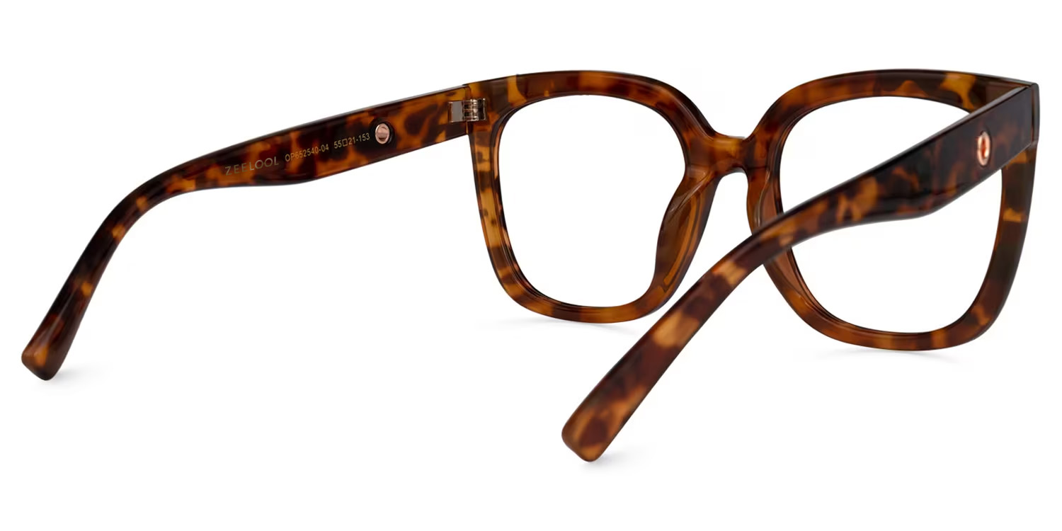 Ebony Square Tortoise Glasses3