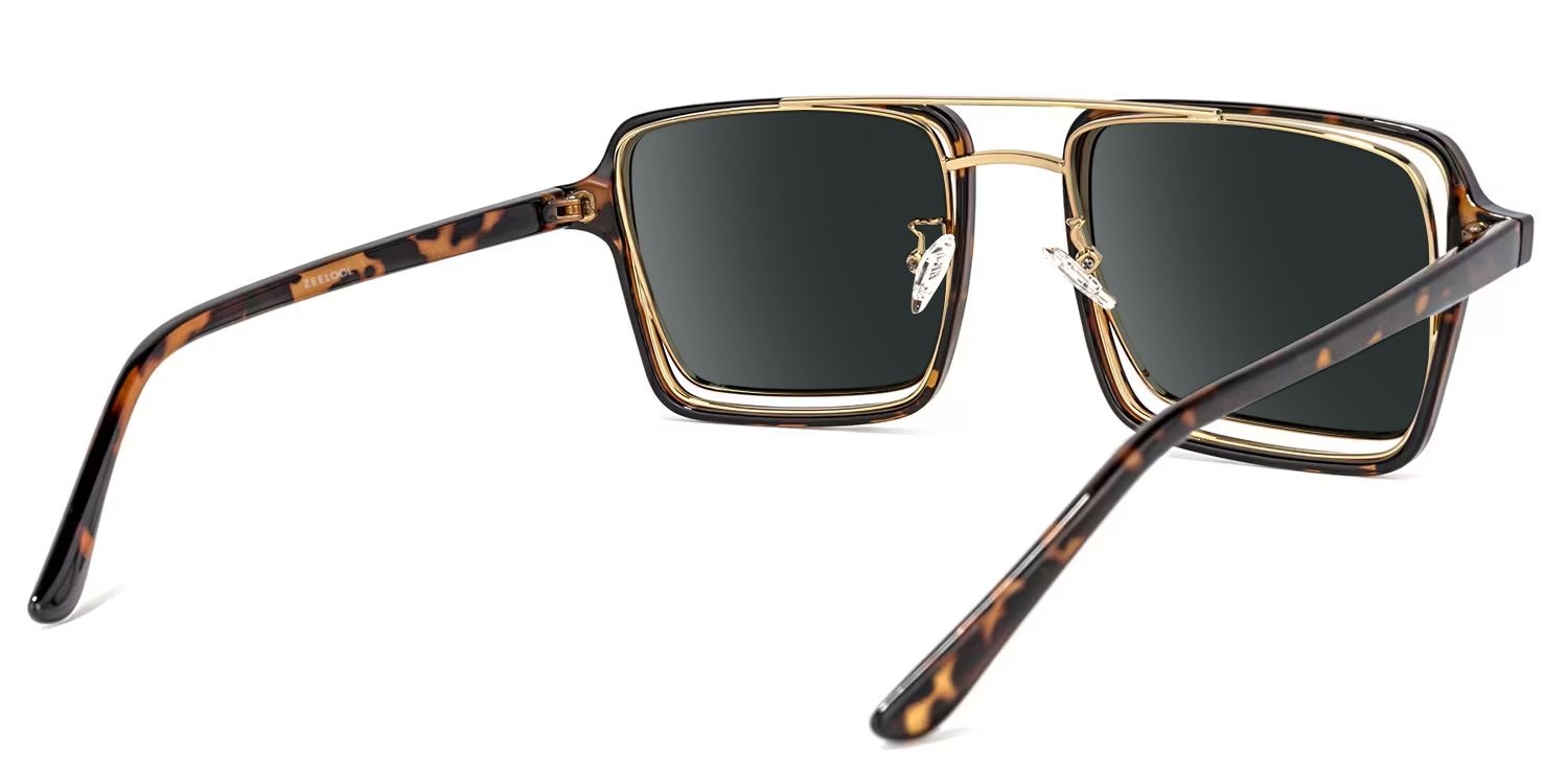 Aviator Tortoise-Gold Sunglasses | ZEELOOL UK3