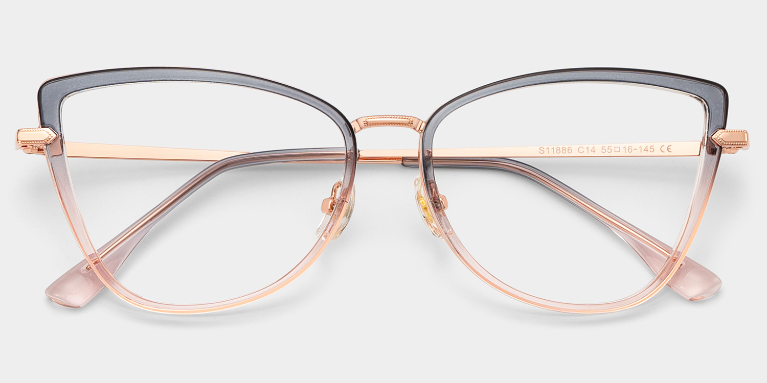 Sloane Cat-Eye Two-tone Glasses1