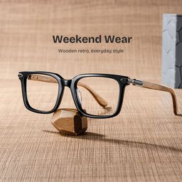 Noah Black Rectangle Glasses0