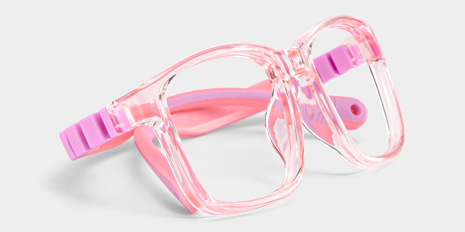 Clay Rectangle Pink Glasses2