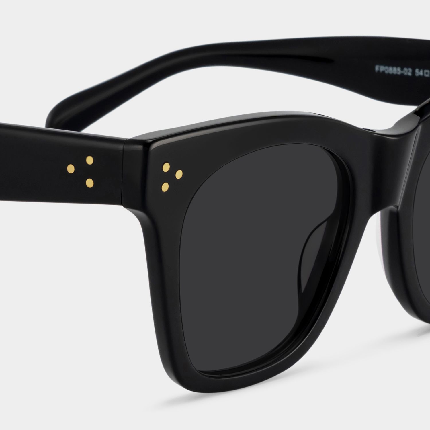 Gordon Rectangle Black Sunglasses & Glasses Frames4