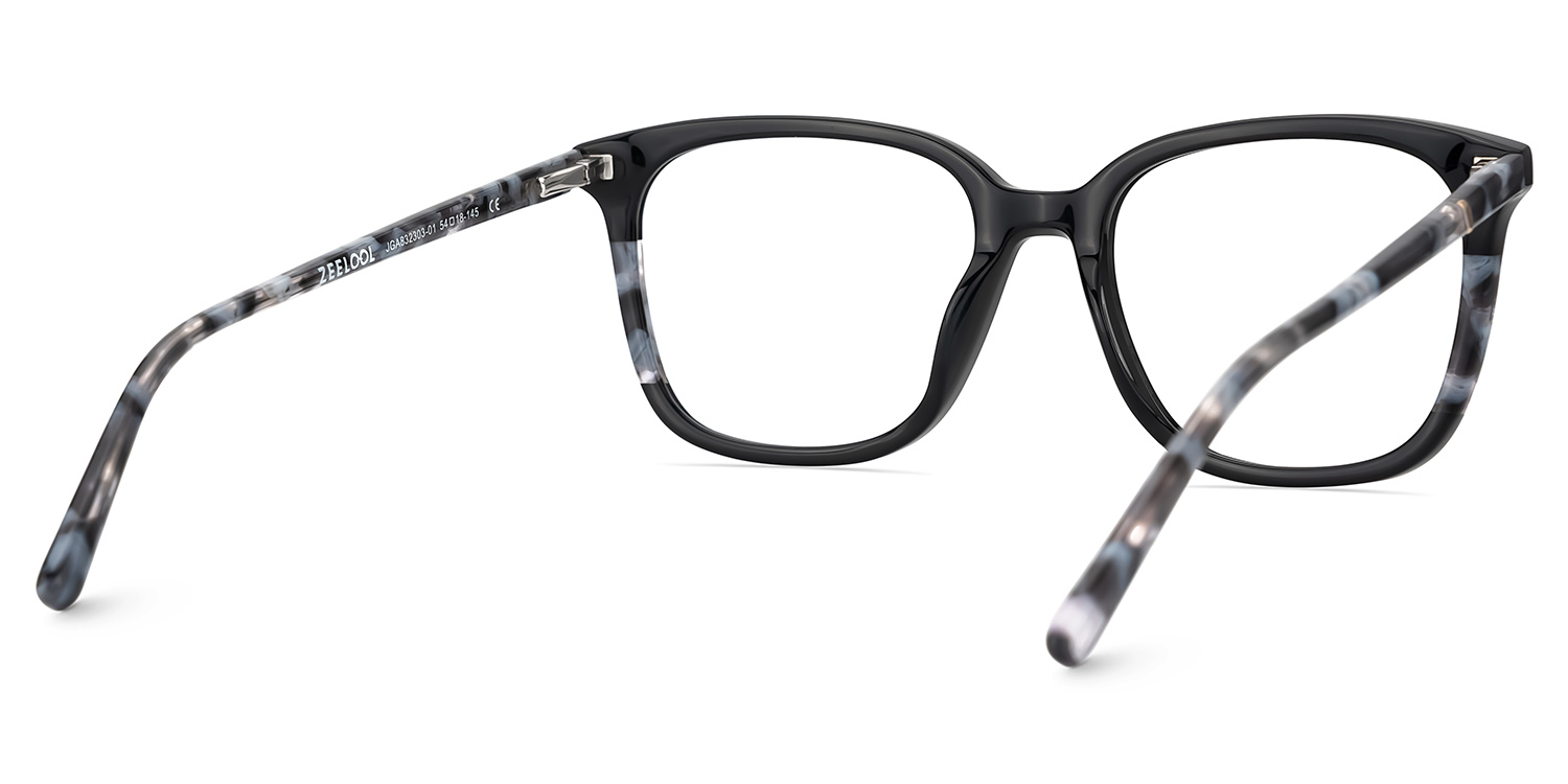 Finnley Square Black Glasses5