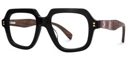 Faubion Geometric Black Glasses3