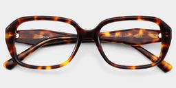 Rowan Tortoise Rectangle Glasses1