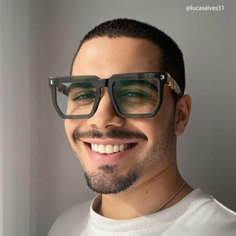 Rectangle Daniela Green Glasses deals -Zeelool Glasses5