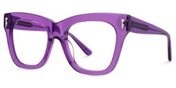 Grabar Square Purple Glasses1