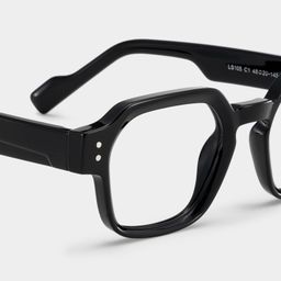 Joy Geometric Black Glasses4