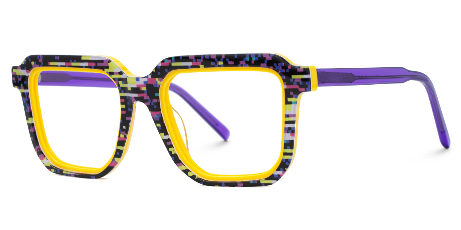 Buy Square Purple Eyeglass Frames Women's - Zach1
