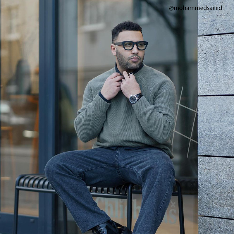 Jalitha Square Black Glasses