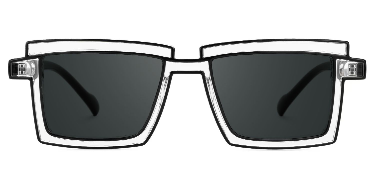 Zephyr Plastic Clear Frame Sunglasses | ZEELOOL UK0