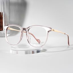 Sellars Round Purple Glasses0