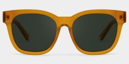 Azul Square Beige Polarized Sunglasses0