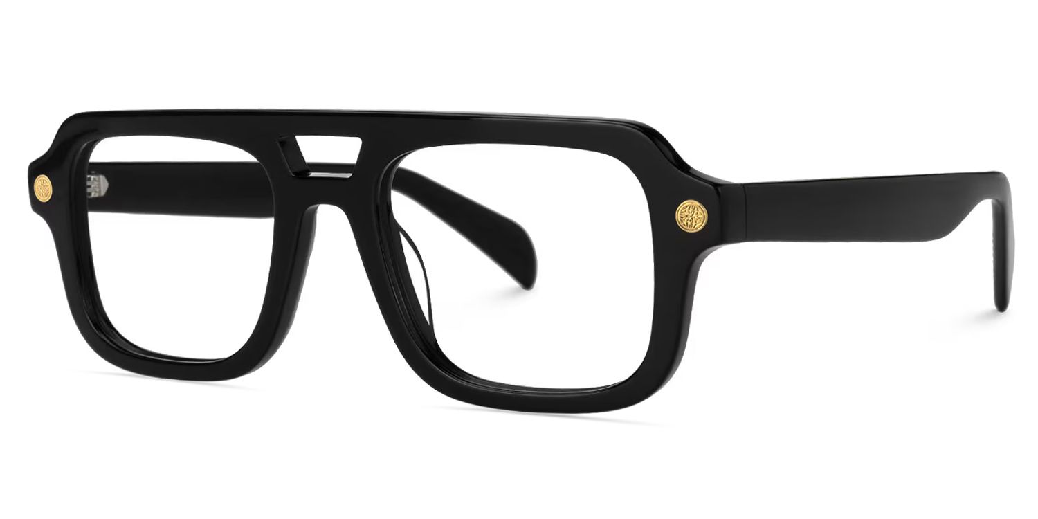 Acetate Ismail Eyeglasses, Ismail Aviator Glasses -Zeelool Glasses1